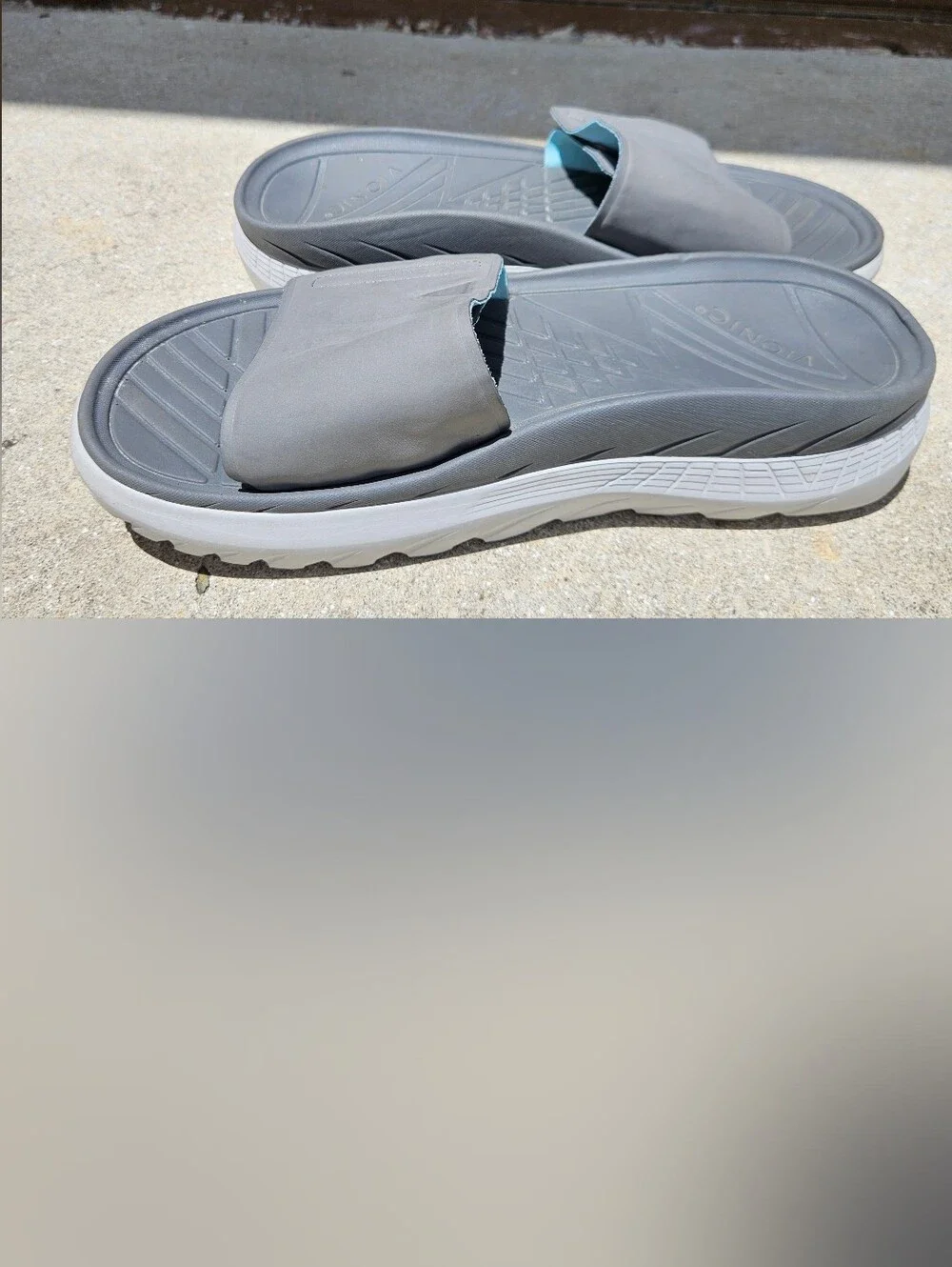 VIONIC Adjustable Unisex Recovery Slide Sandals Rejuvenate Women Sz 12 Mens 10.5